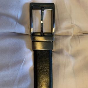 Black/Brown Reversible Leather Belt